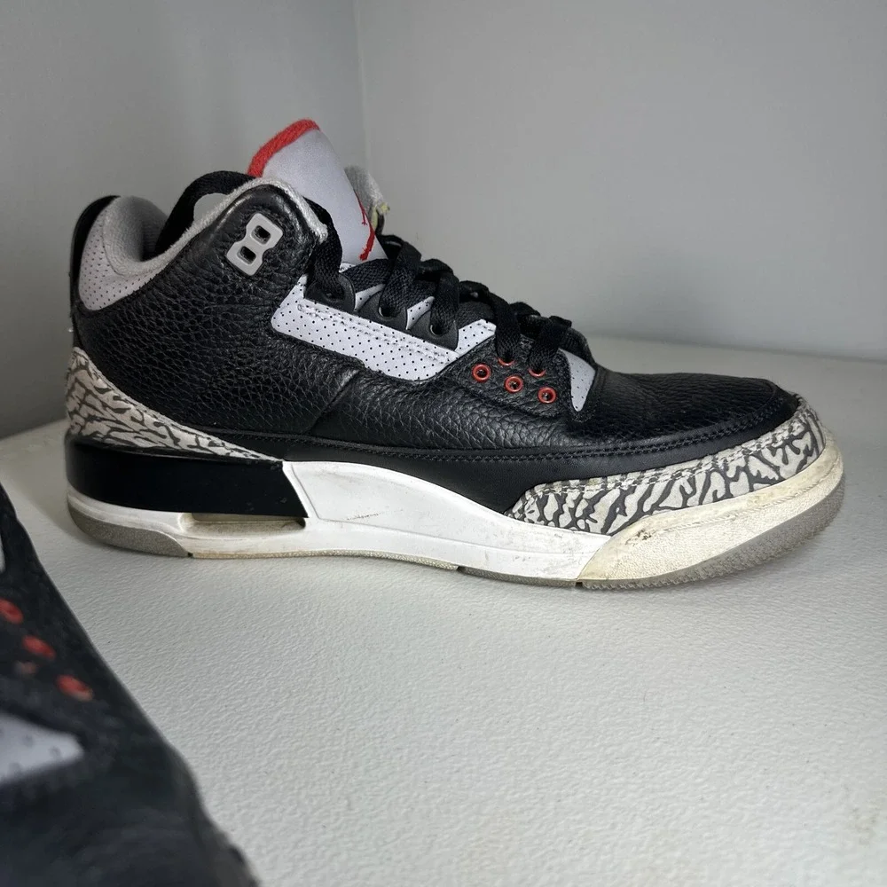 Size 9.5 - Jordan 3 Retro OG Mid Black Cement‎ ( 854262-001)
